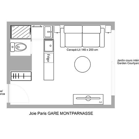 Joie Gare Montparnasse Apartment