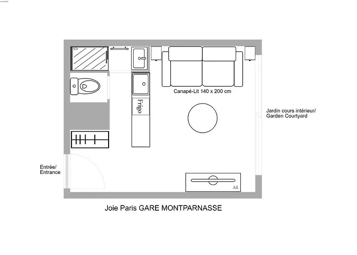 Cosy Et Calme Pres De Montparnasse Apartamento